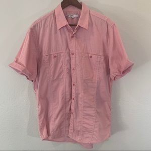 Pink Mr. Turk button up shirt